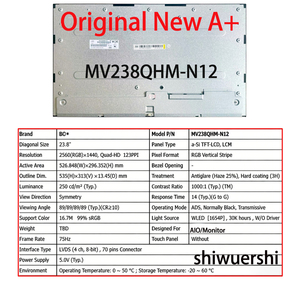Écran LCD d'origine neuf A+ 23,8 pouces MV238QHM N10 N11 N12 N21 N30 NX0 NX1 NF0 pour moniteur AIO - Product Image 3
