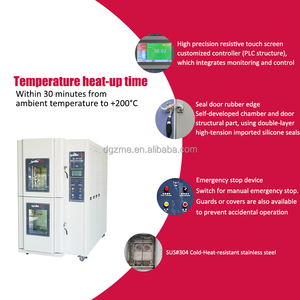 Test odası ekipmanları için ZME IEC 60068-2-14 standart telefon termal şok yaşlanma 220V 1 yıl garanti - Product Image 2