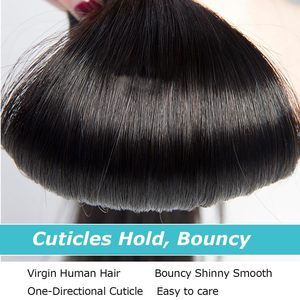 Extensions de cheveux humains vierges cambodgiens, mèches droites de 30 pouces, 1/3/4 pièces en promotion - Product Image 4