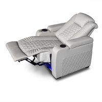 New Style Neueste Home Cinema Intelligent Fancy Sofa Langlebiges Luxus-Kino Leders ofa Liege