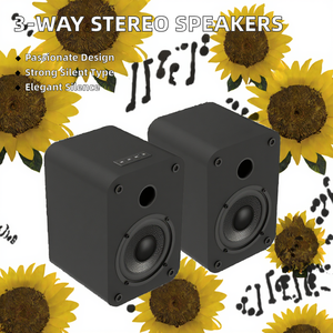 Altavoz Monitor de Estudio Inalámbrico 2.0 con Iluminación LED RGB - Subwoofer de 30W RMS con Salida de Línea, BT 5.3+EDR para Computadora - Product Image 4