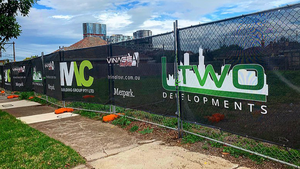 Tùy chỉnh hàng rào Màn hình logo, Tòa Án vải biểu ngữ, sân tennis gió Màn hình quần vợt kính chắn gió - Product Image 4