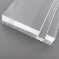 Support de base de bloc acrylique fonctionnel Base d'affichage fendue en acrylique transparent