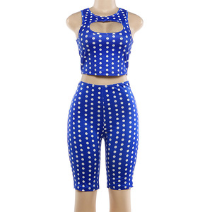 Nuovi Arrivi Estate 2026: Completo Due Pezzi Trendy con Stampa a <span class=keywords><strong>Pois</strong></span> per Donna - Product Image 4