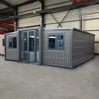 Maison mobile préfabriquée extensible de 15 pieds, conteneur étanche, mini-maison