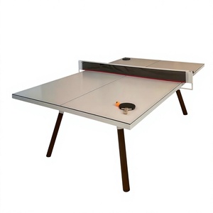 Table de tennis de table en bois en gros, taille standard professionnelle, table de <span class=keywords><strong>ping</strong></span>-<span class=keywords><strong>pong</strong></span> d'intérieur, équipement sportif de loisirs à domicile - Product Image 1
