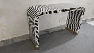 Mesa de Centro Elegante con Incrustaciones de Hueso, Suministro Directo de Fábrica, para Interiores Sofisticados de Sala de Estar y Oficina, a Precio Directo de Fábrica - Product Image 6