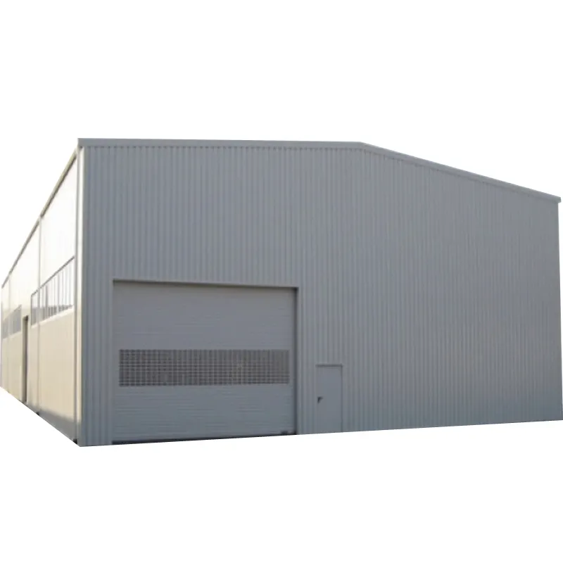 Estrutura de aço para e showroom grande hangar pré-fabricado projetando armazém de armazenamento