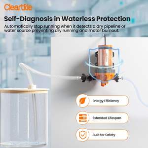 Cleartide 120V <span class=keywords><strong>pompe</strong></span> à <span class=keywords><strong>eau</strong></span> à membrane auto-amorçante petite <span class=keywords><strong>pompe</strong></span> <span class=keywords><strong>de</strong></span> surpression d'<span class=keywords><strong>eau</strong></span> électrique pour RV Camping marin - Product Image 2
