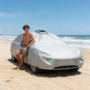 Bâche de protection automatique pour voiture avec télécommande, pliable et portable, pour parking extérieur et abri solaire – Vente en gros - Product Image 2