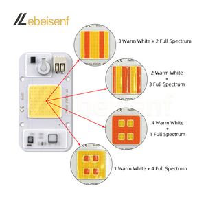 50 Wát quang phổ đầy đủ + Ấm COB LED chip 220V AC điện áp cao không cần trình điều khiển không hàn thực vật hoa quả các loại thảo mộc phát triển hạt ánh sáng - Product Image 6
