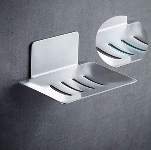 <span class=keywords><strong>Savon</strong></span> plat auto-adhésif écologique <span class=keywords><strong>pour</strong></span> la douche, porte-<span class=keywords><strong>savon</strong></span> en aluminium noir, plat <span class=keywords><strong>pour</strong></span> la salle de bain - Product Image 5