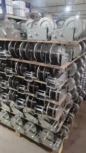 GYATSO kerekan <span class=keywords><strong>Manual</strong></span> tugas berat 1200 LBS kerekan tangan dengan 8m tali kawat untuk Trailer perahu menarik - Product Image 5