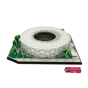 Rompecabezas 3D de papel de espuma personalizado para niños, Catar, Copa <span class=keywords><strong>Wold</strong></span>, regalo, <span class=keywords><strong>2022</strong></span> - Product Image 5