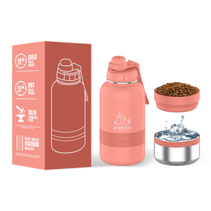 Sản phẩm bán chạy nhất 3 trong 1 loại New arrivals du lịch ngoài trời Đi bộ xách tay Pet Dog chai nước cho đồ uống - Product Image 6