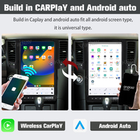 Autoradio à écran tactile complet pour Infiniti FX35 QX70 2009 2010 2011 2012 2013 Mise à niveau Carplay et Android Auto