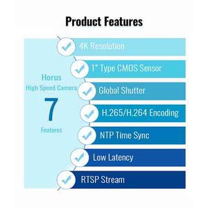 Cámara impermeable para vehículo, dispositivo de reconocimiento de placa de matrícula, Anpr, LPR, 4k, velocidad máxima de 1080 Km/h, 180 P, 8MP - Product Image 5