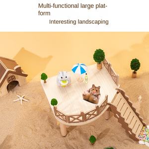 Diseño original <span class=keywords><strong>de</strong></span> escondite <span class=keywords><strong>de</strong></span> hámster multifuncional <span class=keywords><strong>de</strong></span> gran espacio, resistente al agua y a la masticación - Product Image 3