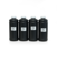 Tinta Rígida para Impresora UV, Inyección Consistente, C M Y K, 1L, para Impresión Digital Industrial