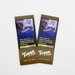 Sacchetto di Mylar della stagnola dell'imballaggio della foglia del sigaro personalizzato sacchetti di chiusura lampo usa e getta sacchetto di plastica del tabacco - Product Image 1