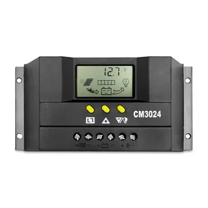 CM3024 12V 24V 30A LCD Display Solar Charge Controller Voltage Current Regulator PWM Smart Solar Regulator For Solar System
