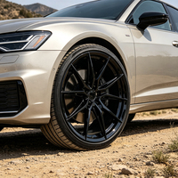 Rines Monobloque Forjados 20x9 5x120 ET38 72.6mm, Acabado Negro Mate, Servicio Personalizado de PCD y ET para Ruedas de Aleación de Automóviles de Pasajeros