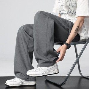 <span class=keywords><strong>Pantalones</strong></span> deportivos holgados de pierna recta <span class=keywords><strong>para</strong></span> <span class=keywords><strong>hombre</strong></span>, adecuados <span class=keywords><strong>para</strong></span> primavera y verano, informales y versátiles, sencillos y elegantes - Product Image 2