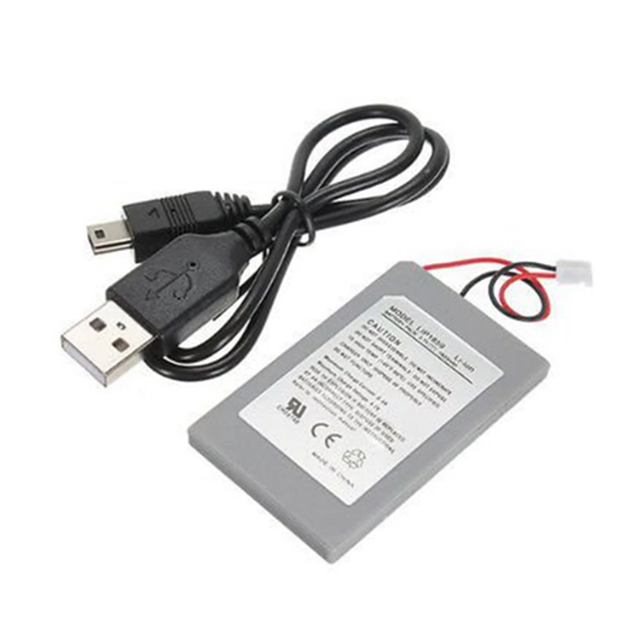 3.7V 1800mAh Battery for PS3 Controller Rechargeable Battery for PS3 Gamepad Battery Pack for PS3 Joystick