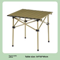 Table de pique-nique pliable et portable pour l'extérieur, idéale pour le camping, les marchés nocturnes, les barbecues, au design rustique, capacité de charge 100 kg