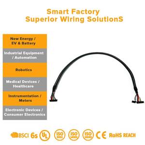 工业用铜质以太网电缆混合供电通信线束，适用于物联网计算机、摩托车远程设备、PoE - Product Image 3