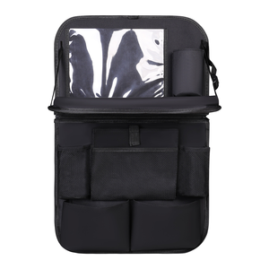Nouveau sac de rangement 2-en-1 pour siège auto 2026 avec plateau de table et plateau multifonctionnel pour volant avec fermeture éclair détachable - Product Image 1