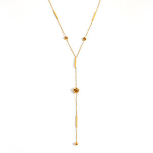 Collar en Forma de Y de Acero Inoxidable, Chapado en Oro de 18K, Diseño de Estrella, Joyería de Moda para Fiestas - Product Image 5