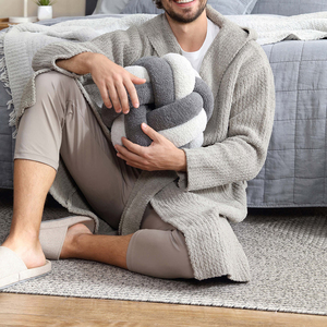 Peignoir thermique personnalisé en coton doux pour <span class=keywords><strong>homme</strong></span>, <span class=keywords><strong>robe</strong></span> <span class=keywords><strong>de</strong></span> <span class=keywords><strong>chambre</strong></span> confortable et moelleuse, idéal pour couple ou invité - Product Image 4