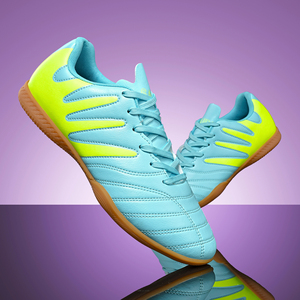 Zapatos <span class=keywords><strong>de</strong></span> Fútbol <span class=keywords><strong>de</strong></span> Suela Plana y Corte Bajo, Parte Superior <span class=keywords><strong>de</strong></span> PU, Directo <span class=keywords><strong>de</strong></span> Fábrica, OEM ODM, <span class=keywords><strong>Botas</strong></span> <span class=keywords><strong>de</strong></span> Fútbol Sala Personalizadas para Entrenamiento Unisex - Product Image 4