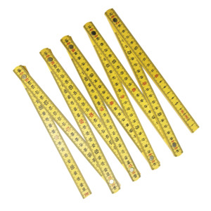 <span class=keywords><strong>Règle</strong></span> pliante en plastique jaune <span class=keywords><strong>de</strong></span> 2 m en promotion - Product Image 6