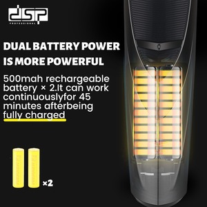 Ensemble de rasoirs Dsp 3 en 1, lame flottante, moteur à grande vitesse, rechargeable avec tête amovible et lavable - Product Image 4
