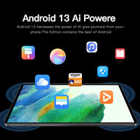 Tablet 5G con Doble SIM, Pantalla HD de 10.1 Pulgadas, Android 14, 8000 mAh, 10 Núcleos, Profesional para Negocios, 512 GB, USB Tipo C