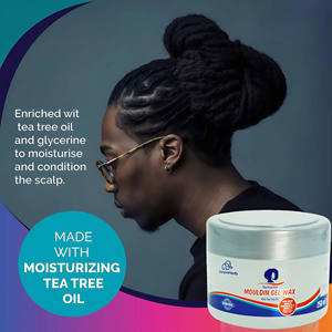 Gel coiffant pour cheveux sans flocons en gros, cire à base d'huile d'arbre à thé, tenue forte, hydratant, tresses, dreadlocks, protection des cheveux bouclés - Product Image 5