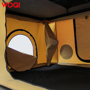 Lều mái xe tự động chống thấm nước WOQI bán buôn, dành cho 2-3 người, vỏ cứng bằng nhôm, dùng cho xe hơi, xe Jeep, xe 4x4, cắm trại ngoài trời, ba mùa - Product Image 4