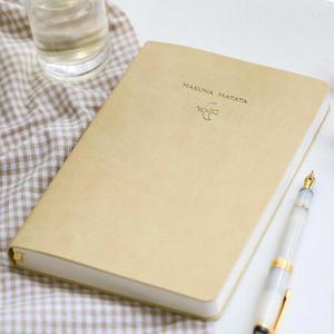 Tùy Chỉnh In Ấn A4 A5 Bìa Mềm PU Da Tạp Chí Chấm Giấy Máy Tính Xách Tay Với Túi Sau Vàng Bạc Logo Nhật Ký - Product Image 4