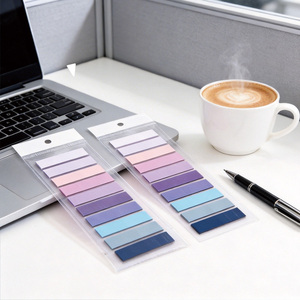 Post-<span class=keywords><strong>it</strong></span> Trasparenti Personalizzati a Prezzo di Fabbrica, Note Adesive Colorate in PET Autoadesive con Basso MOQ - Product Image 1