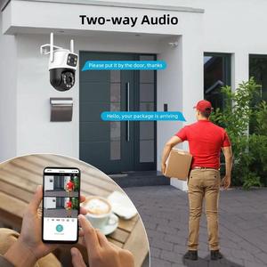 Regis 6MP Wifi PTZ ngoài trời ip Camera giám sát Ống kính kép với không dây con người phát hiện an ninh CMOS cảm biến - Product Image 5