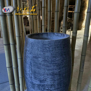 Maceta de hormigón GRC estilo europeo New Magic Stone, de pie, para paisajismo inmobiliario - Product Image 3