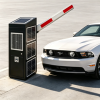 Barrière automatique à énergie solaire, étanche IP65, pour contrôle d'accès extérieur à distance et à longue portée pour véhicules de stationnement