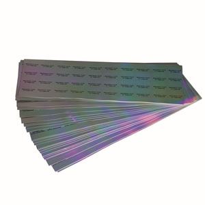 Étiquette adhésive fragile à usage unique, facile à déchirer, inviolable, avec réparation au laser - Product Image 3