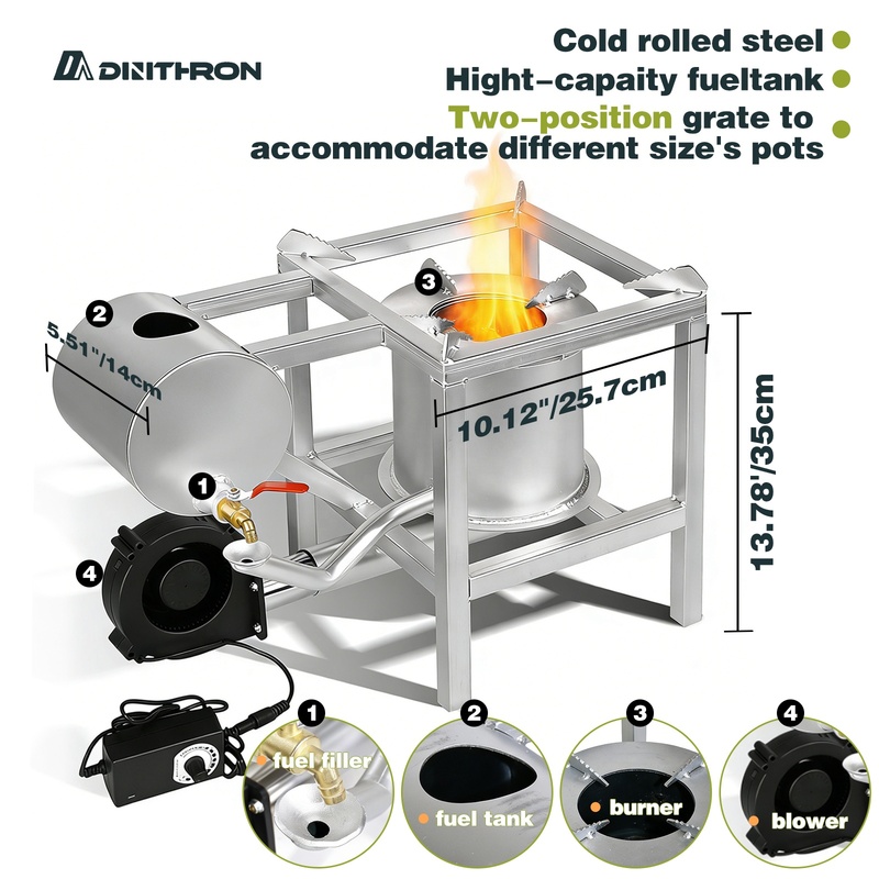 Stainless Steel Waste Oil Heater with