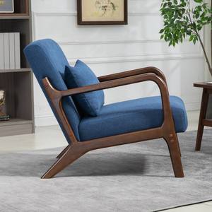 Wooden Arm <b>Chair</b> Velvet Nordic Modern Tufted Sofa <b>Chair</b> for Apartment Mall School Living Room Caf Hotel Lounge Restaurant - Product Image 3