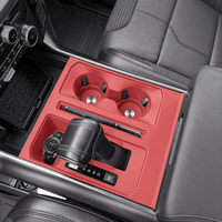 Vente en gros d'usine - Accessoires de mise à niveau de l'intérieur de la voiture - Protection de la console centrale en silicone avec porte-gobelet pour Ford Raptor F150
