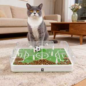 FIFA officiel sous licence jouets pour animaux de compagnie interactif chat jouet plume Teaser baguette cataire balle sisal grattoir carton pour la Coupe du Monde de la FIFA - Product Image 6
