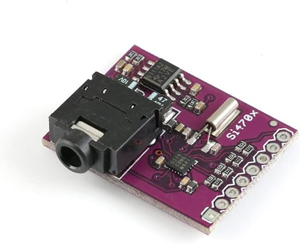 Si4703 <span class=keywords><strong>RDS</strong></span> FM mô-đun phát thanh 76-108 MHz Tuner Đánh giá AVR cánh tay PIC USB FM phát triển đài phát thanh Hội Đồng Quản trị mô-đun điện tử và Bộ dụng cụ - Product Image 5